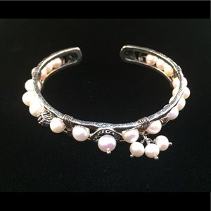 Silpada Pearl Cuff Bracelet
